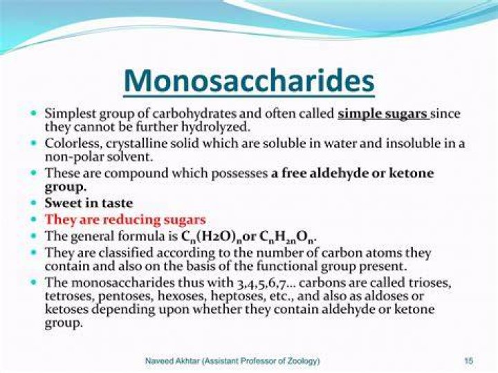 Are monosaccharides polar or nonpolar?