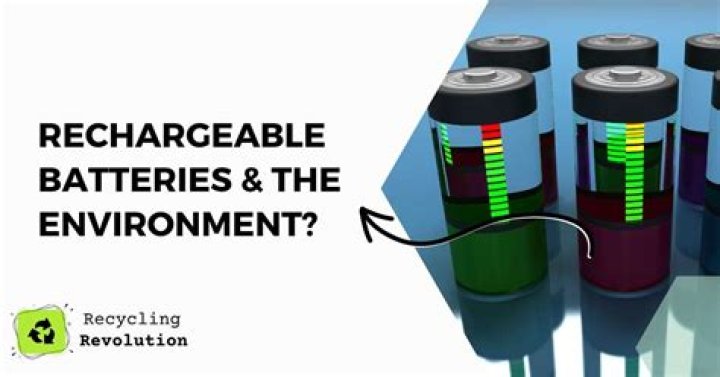 Are rechargeable batteries better for the environment?
