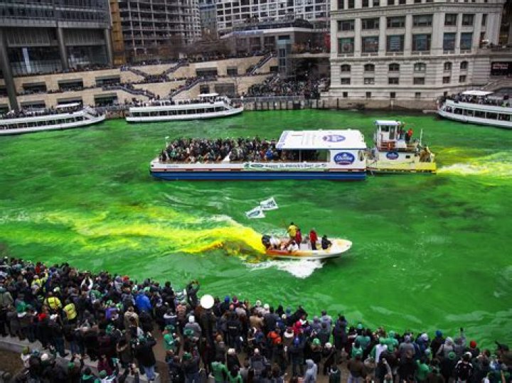 Are they dyeing the river green in chicago?