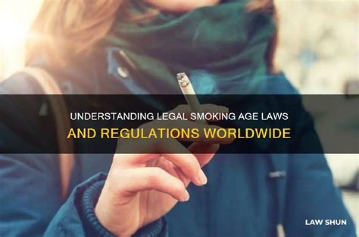 At what age is smoking legal?