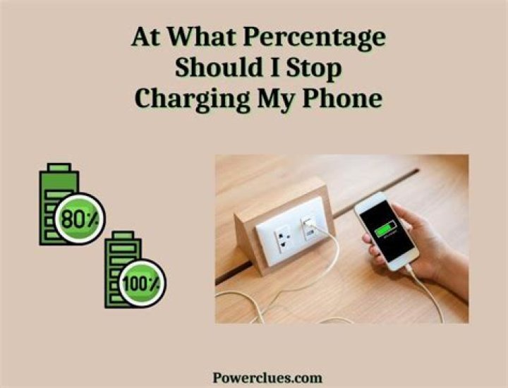 At what percentage should i unplug my iphone?