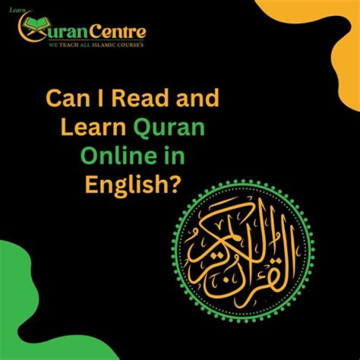 Can i recite quran in english?