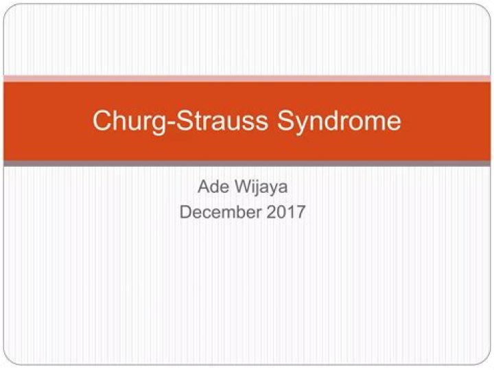 Can you die from churg strauss syndrome?