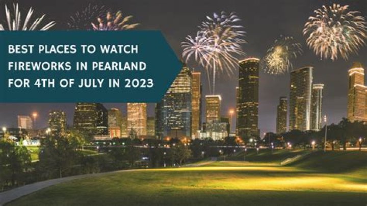Can you pop fireworks in pearland?