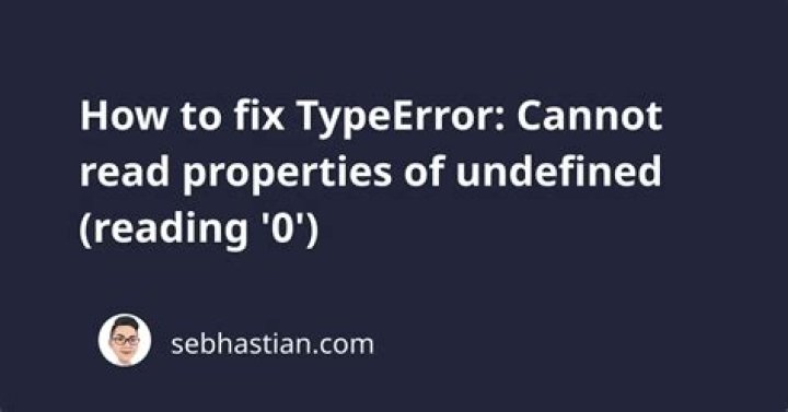 Cannot read properties of undefined
