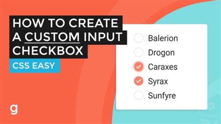 Checkbox example