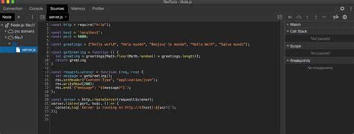 Chrome debugger