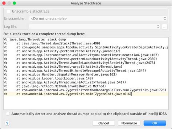 Crash logged 'java.lang.RuntimeException' that only happens in android 8.1 (API 27), stack trace is not pointing to our code, how to debug?
