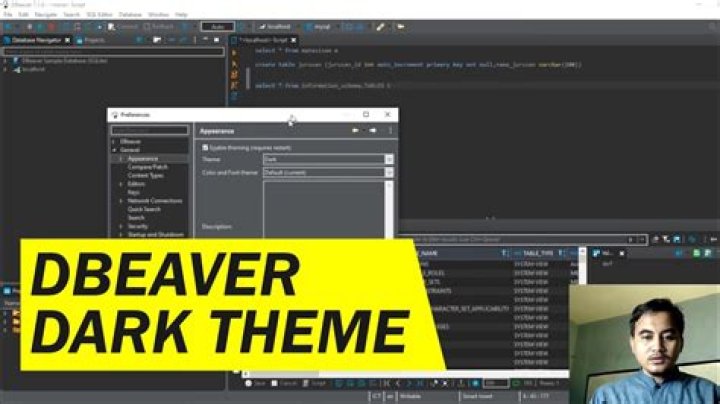 DBeaver Darkest Dark