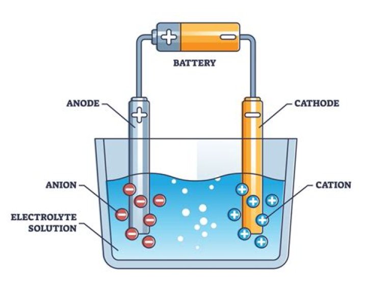 During the electrolysis of fused which reaction occurs at anode?