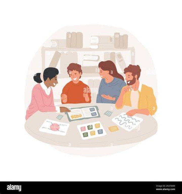 During the first step of a group discussion?