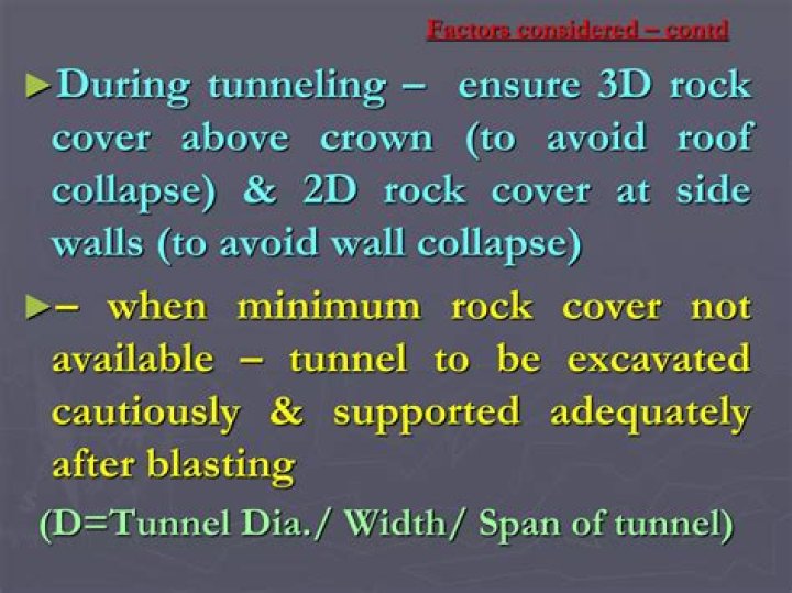 During tunneling roof collapse are more?