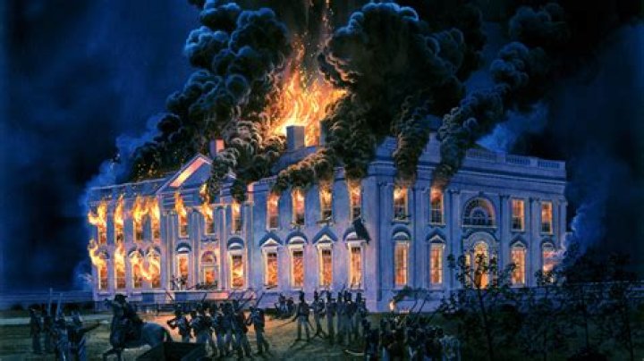 During what war was the white house burned down?