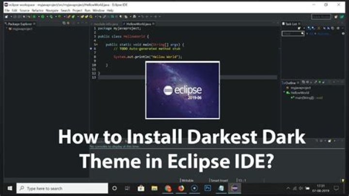 eclipse dark theme