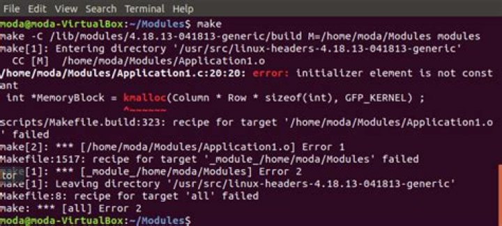 Error "initializer element is not constant" when trying to initialize variable with const
