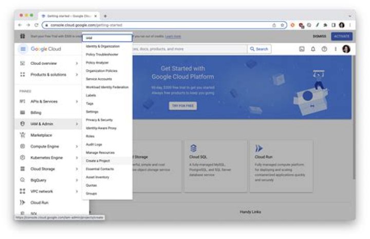 Google API Console