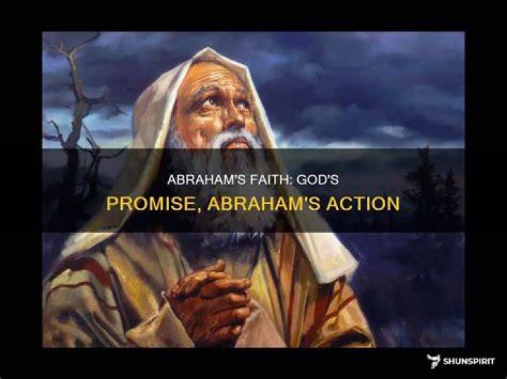 How abraham demonstrated his faith in god?