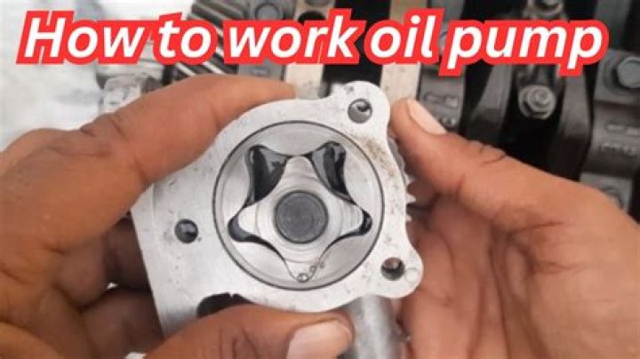How are oil pumps driven?