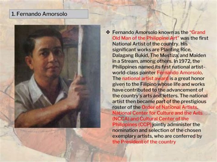 How fernando amorsolo became a national artist?