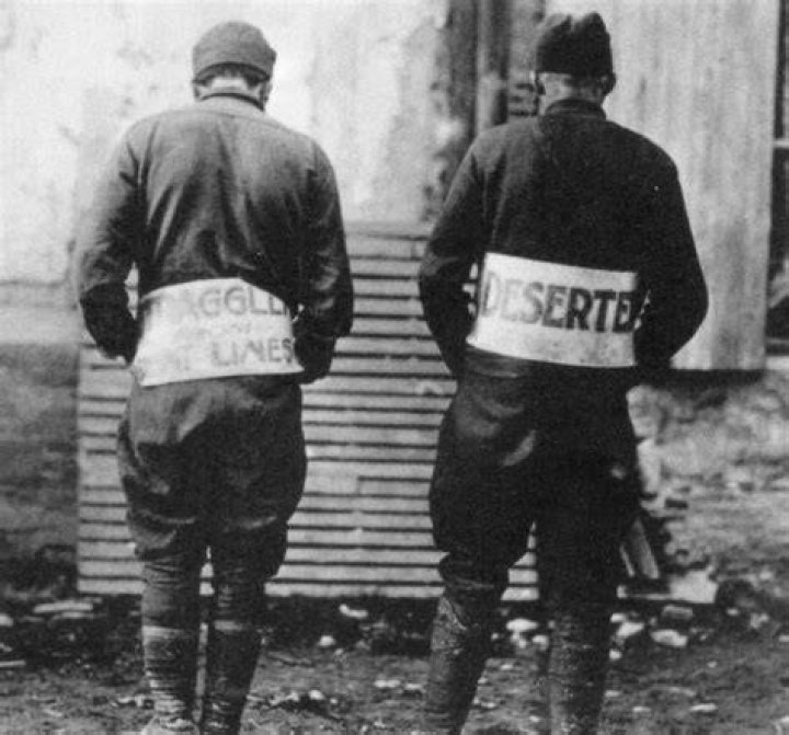 How many deserters were shot in ww2?