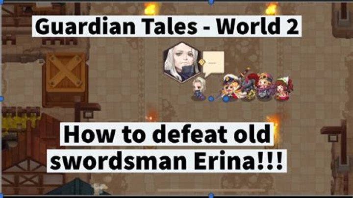 How to defeat old swordsman erina?