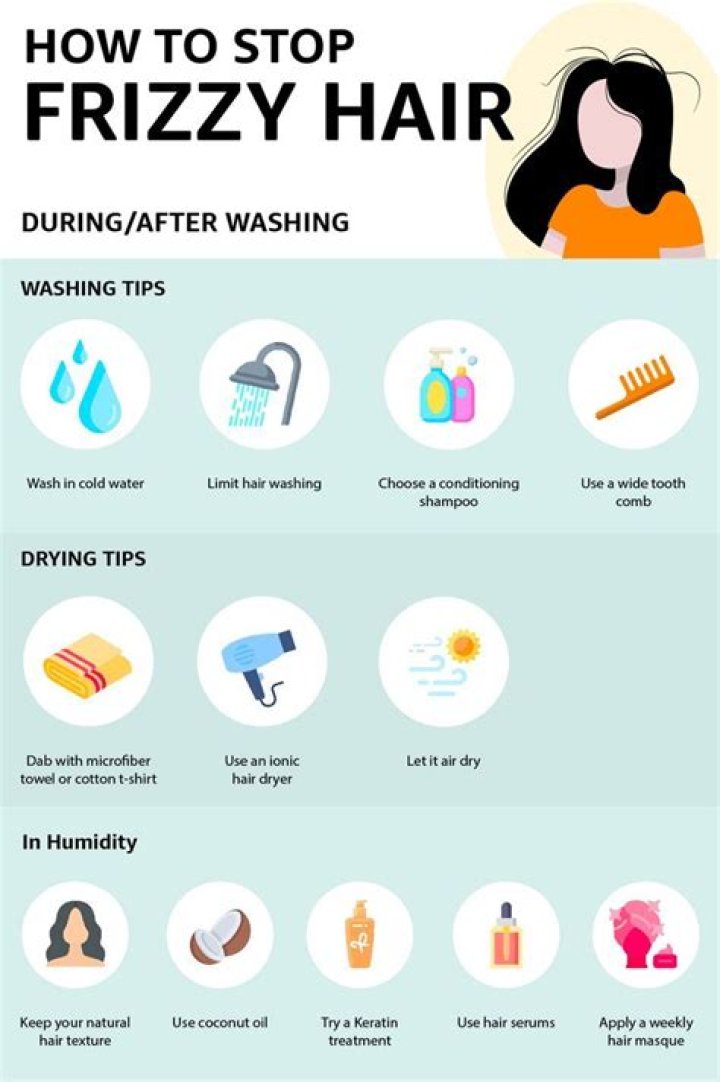 How to stop frizzy hair after washing?