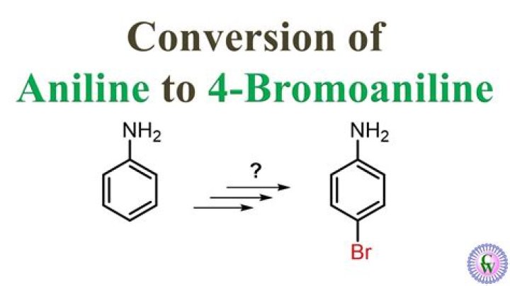 How will you convert aniline to bromobenzene?