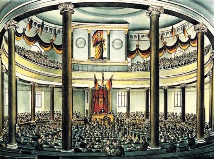 In the frankfurt parliament a constitution was drafted on which date?