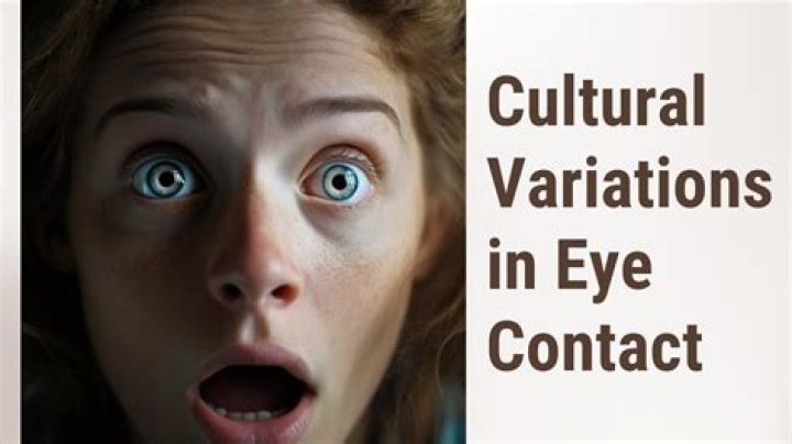 In what culture is eye contact disrespectful?