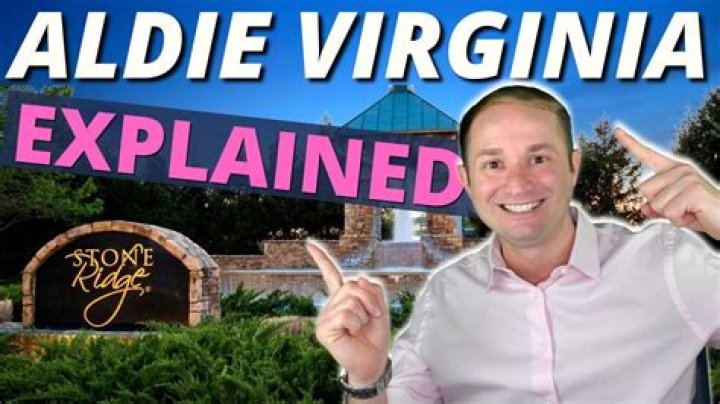 Is aldie va a good place to live?