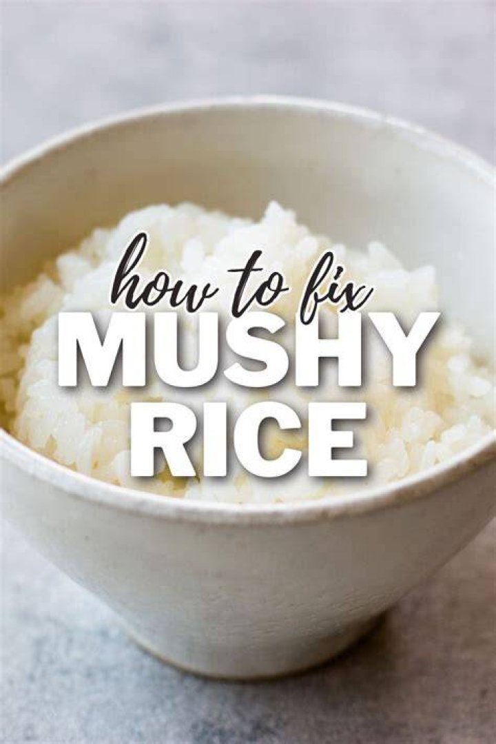 Is mushy rice edible?