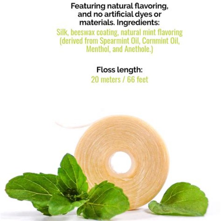 Is silk dental floss biodegradable?