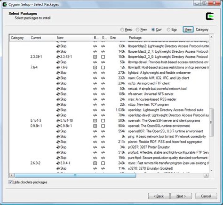 new Cygwin installer design