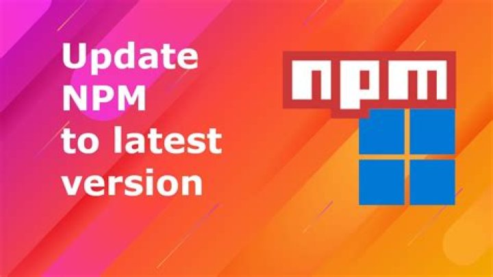 npm upgrade example