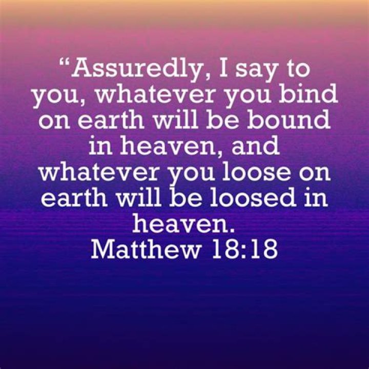 On earth shall be loosed in heaven?