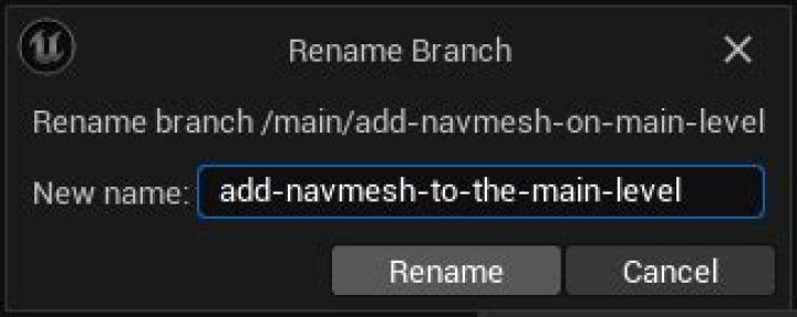 rename branch dialog --