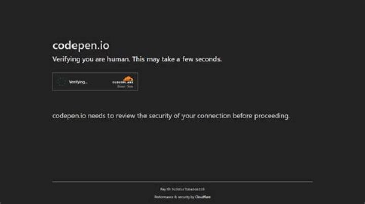 Screenshot of Codepen
