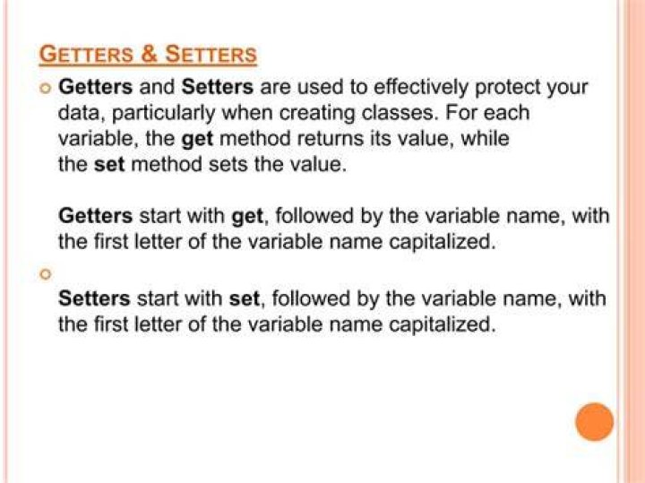 Should getters and setters be final?
