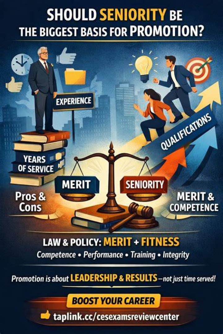 Should seniority be used as a basis for promotion?