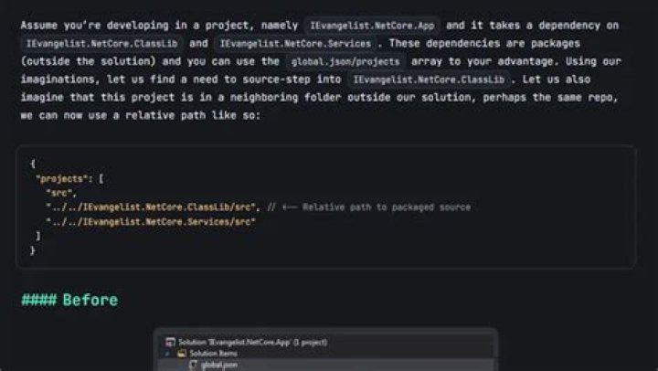 solution items global.json