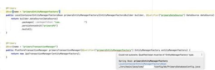Spring-boot: required a bean named 'entityManagerFactory' that could not be found