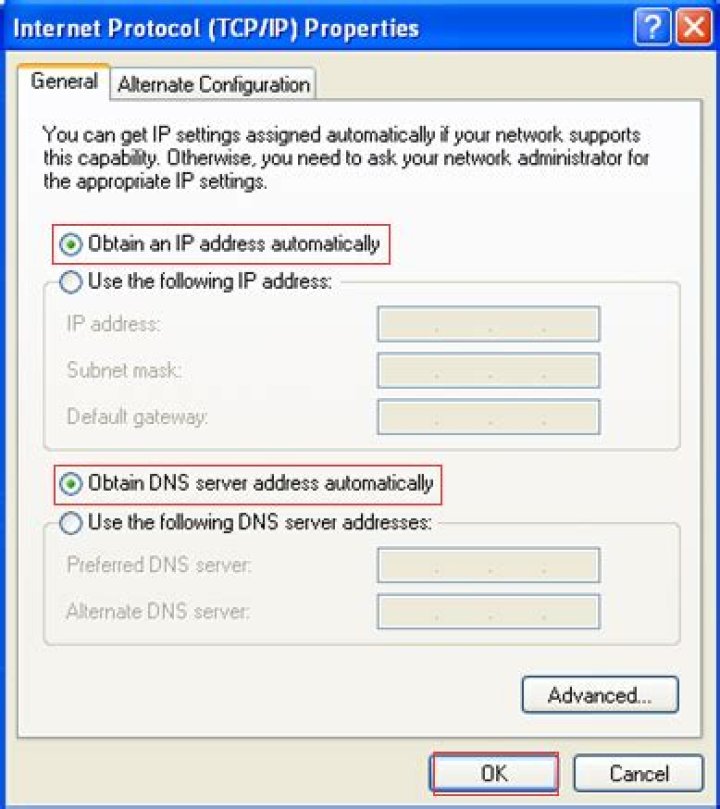 TCP/IP Properties