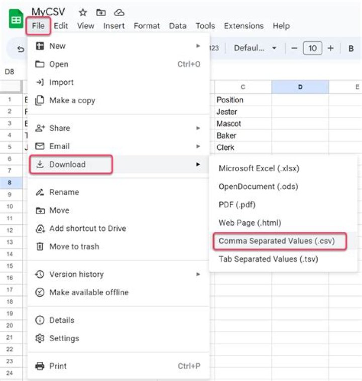 the csv file with 6 columns. Weight is column with entries like 145 lbs.