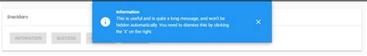 Vuetify 2 snackbar examples