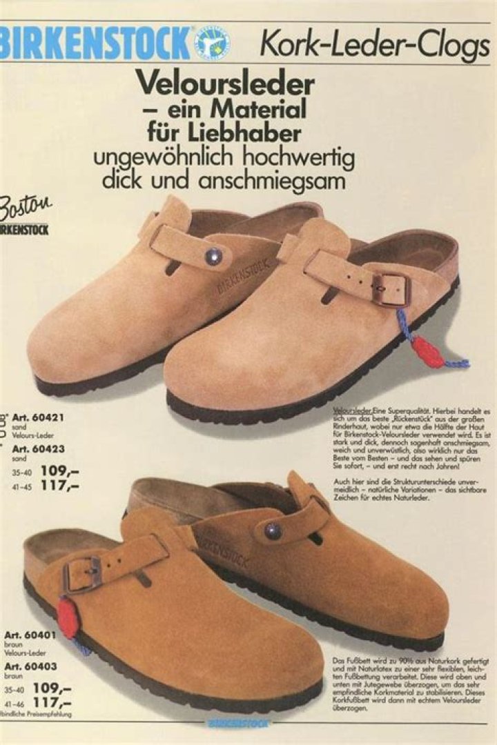 Were birkenstocks popular in the 70s?
