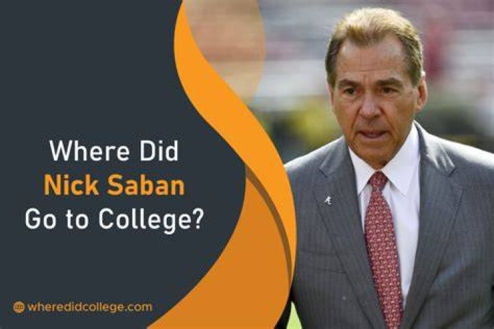 What college did nick saban go to?