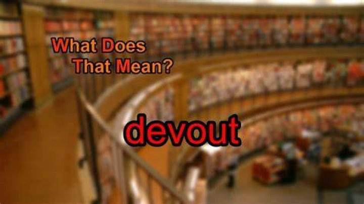 What does devout me?