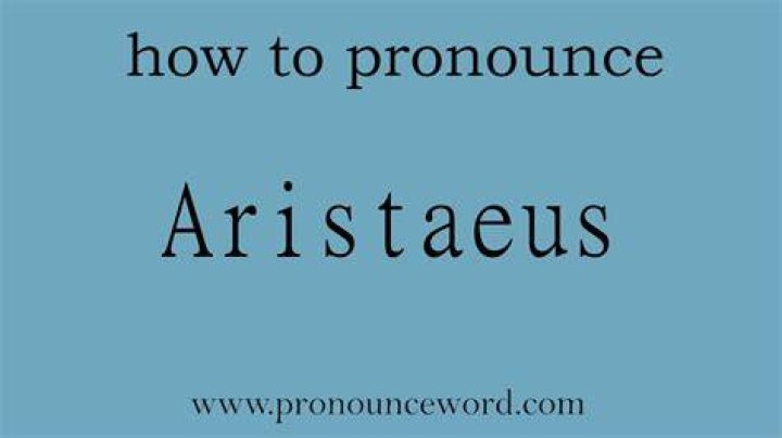 What does the word aristaeus mean?
