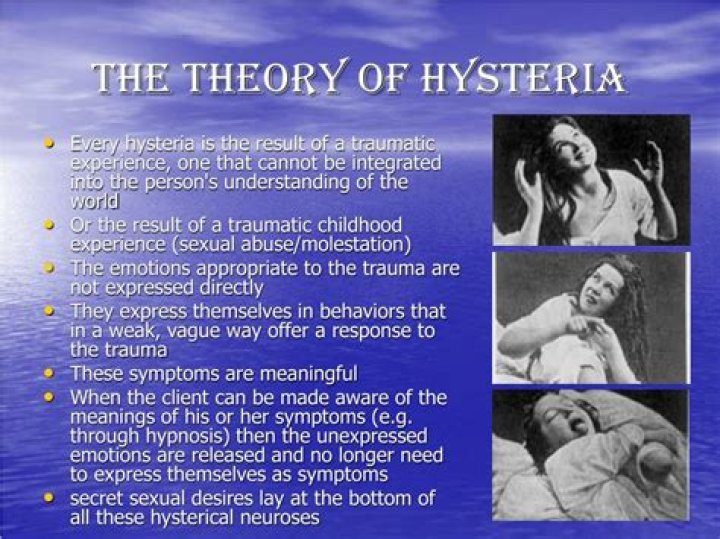 What is hysteria in psychology?