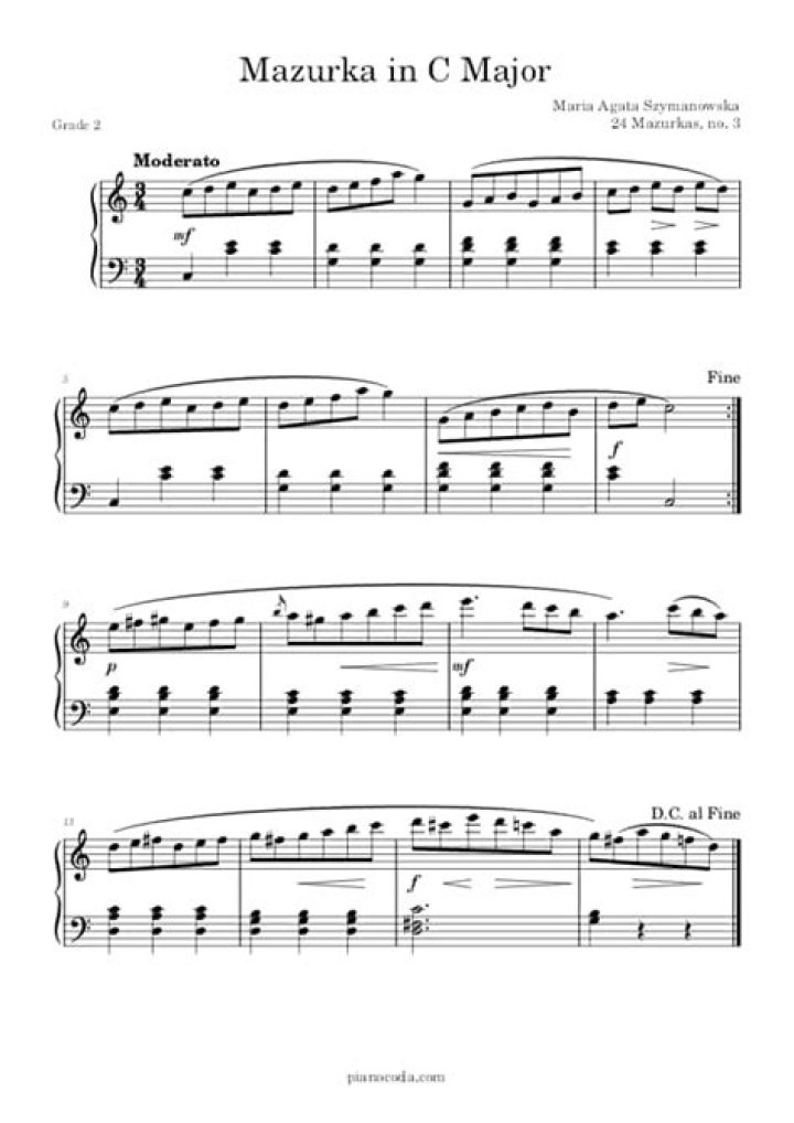 What is mazurka in music?